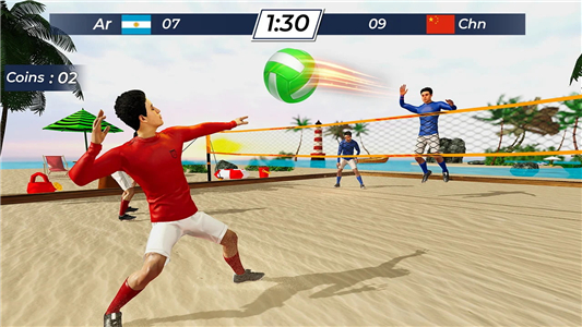 沙滩排球大作战体育游戏v1.0.0下载