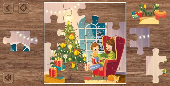 新年益智拼图游戏(Christmas puzzle Game)